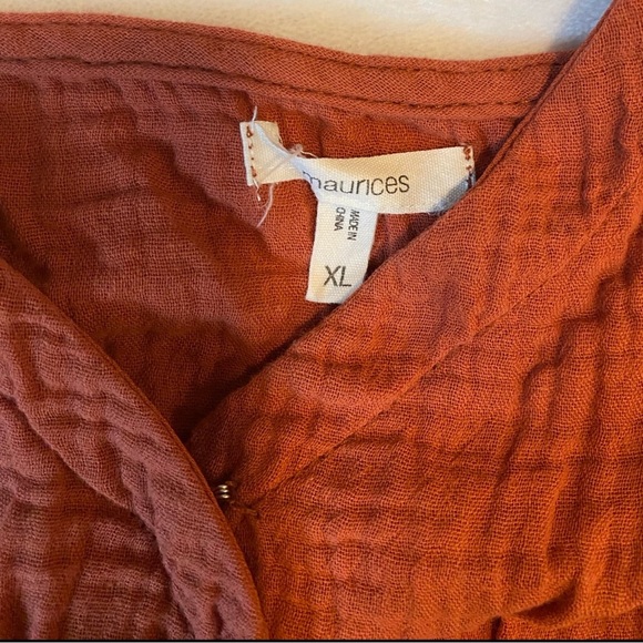 Maurices Textured Sleeveless Wrap Mini Dress XL - Picture 4 of 4